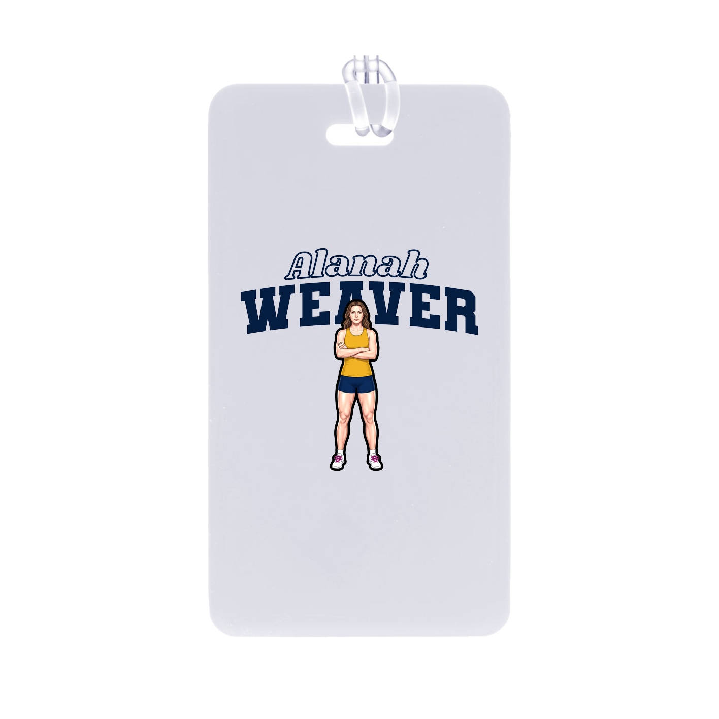 Bag Tag — Name Arch in Classic