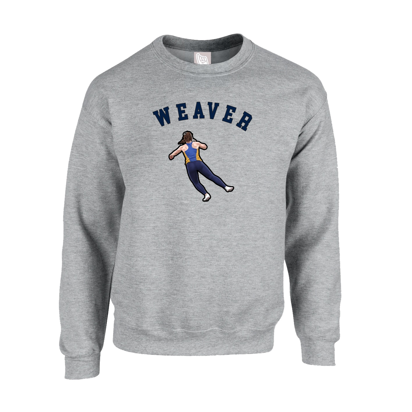 Fleece Crew — Shirsey Arch in Grey
