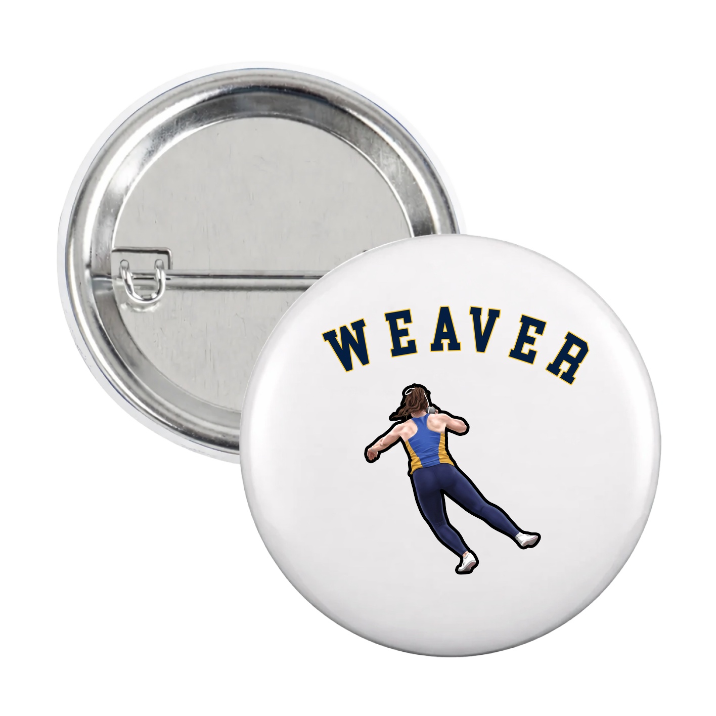 Game Day Button — Shirsey Arch in White