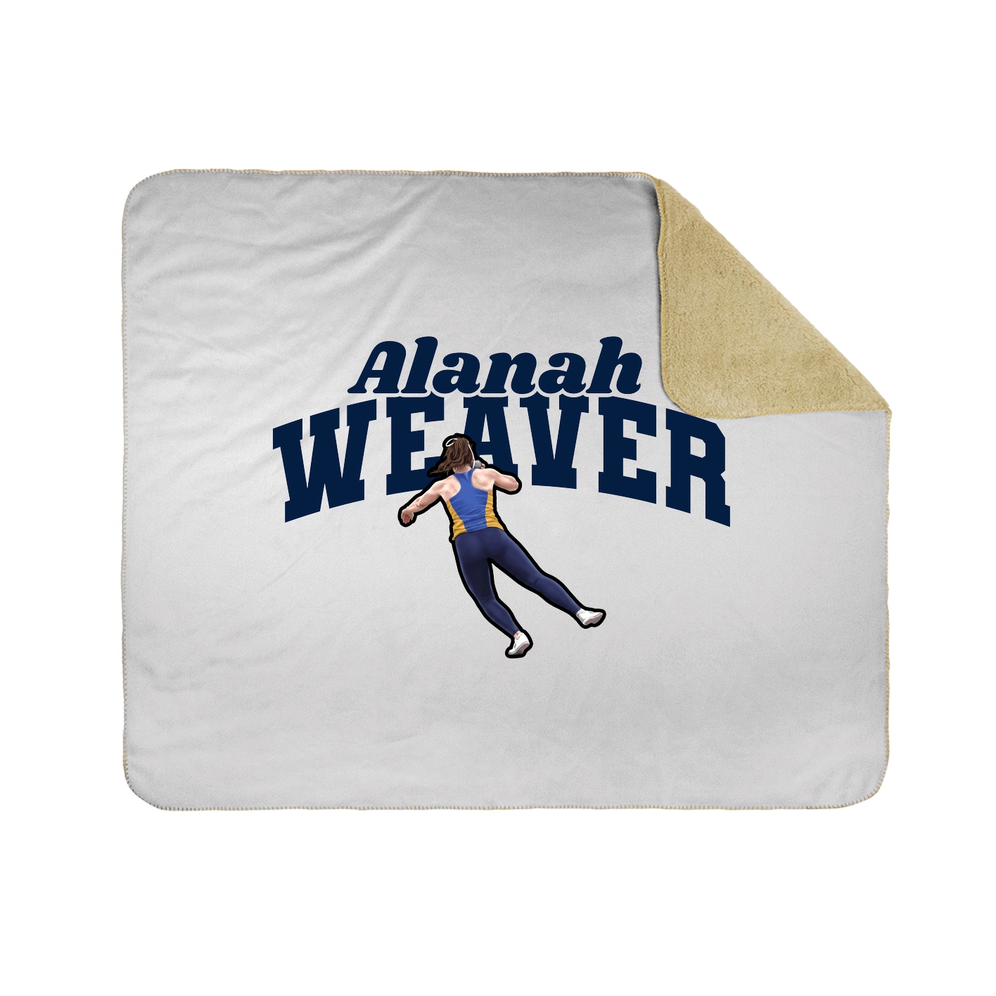 Throw Blanket — Signature Arch in White