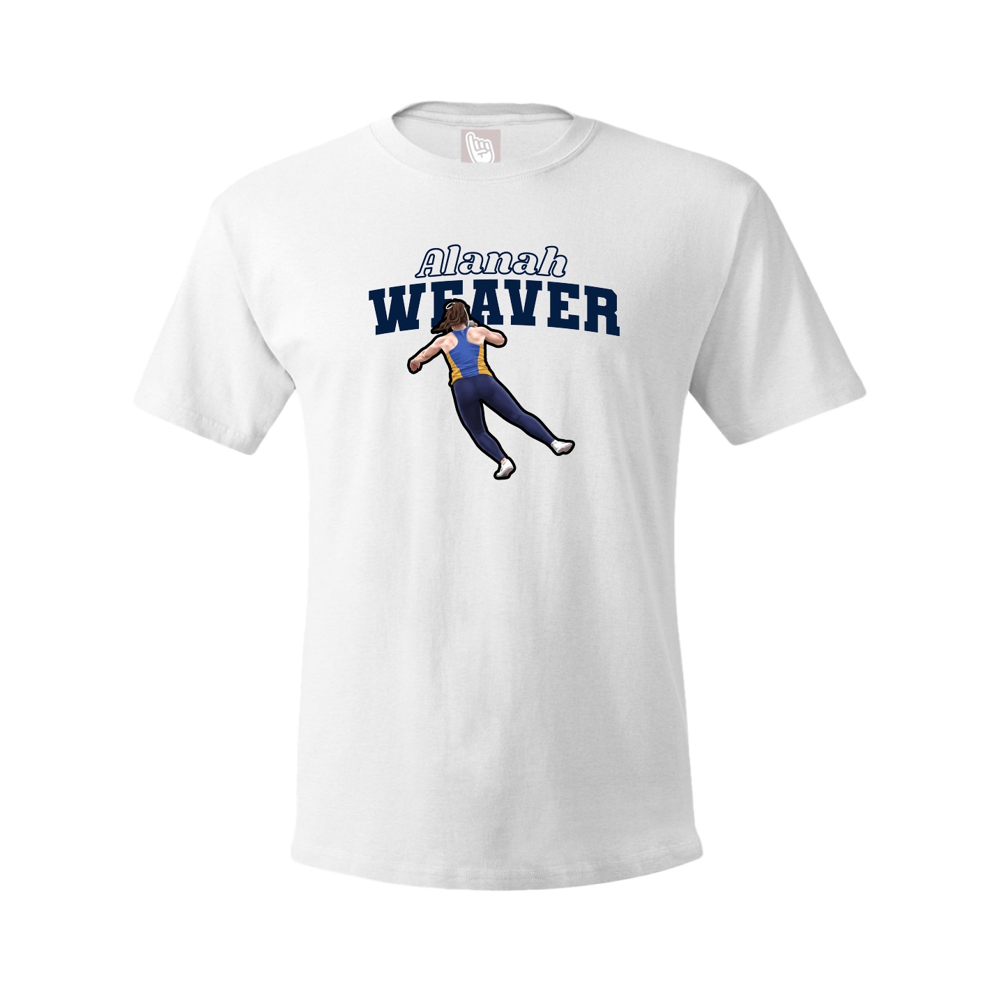 Tee — Name Arch in White