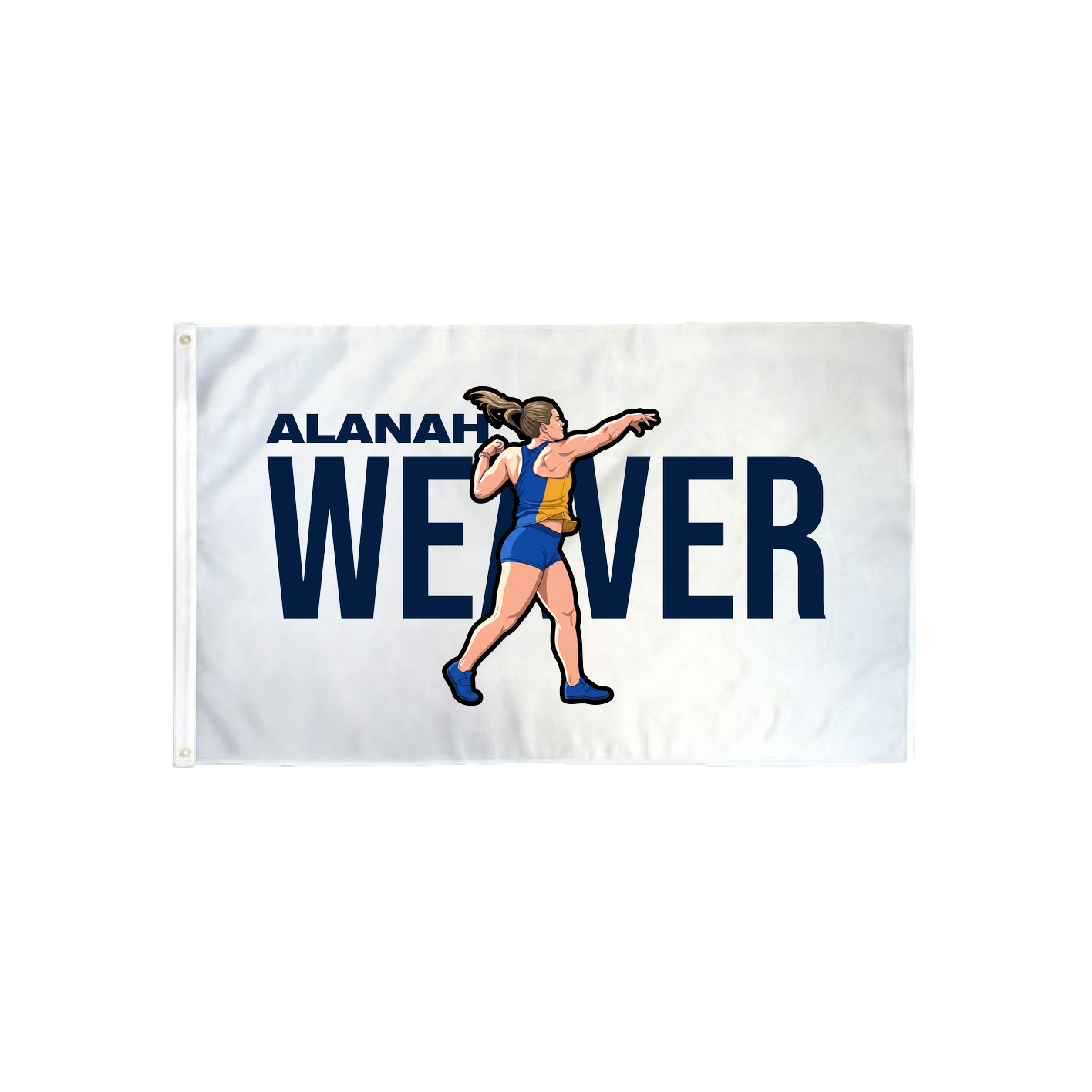 3x5 Flag — Player Name in Classic