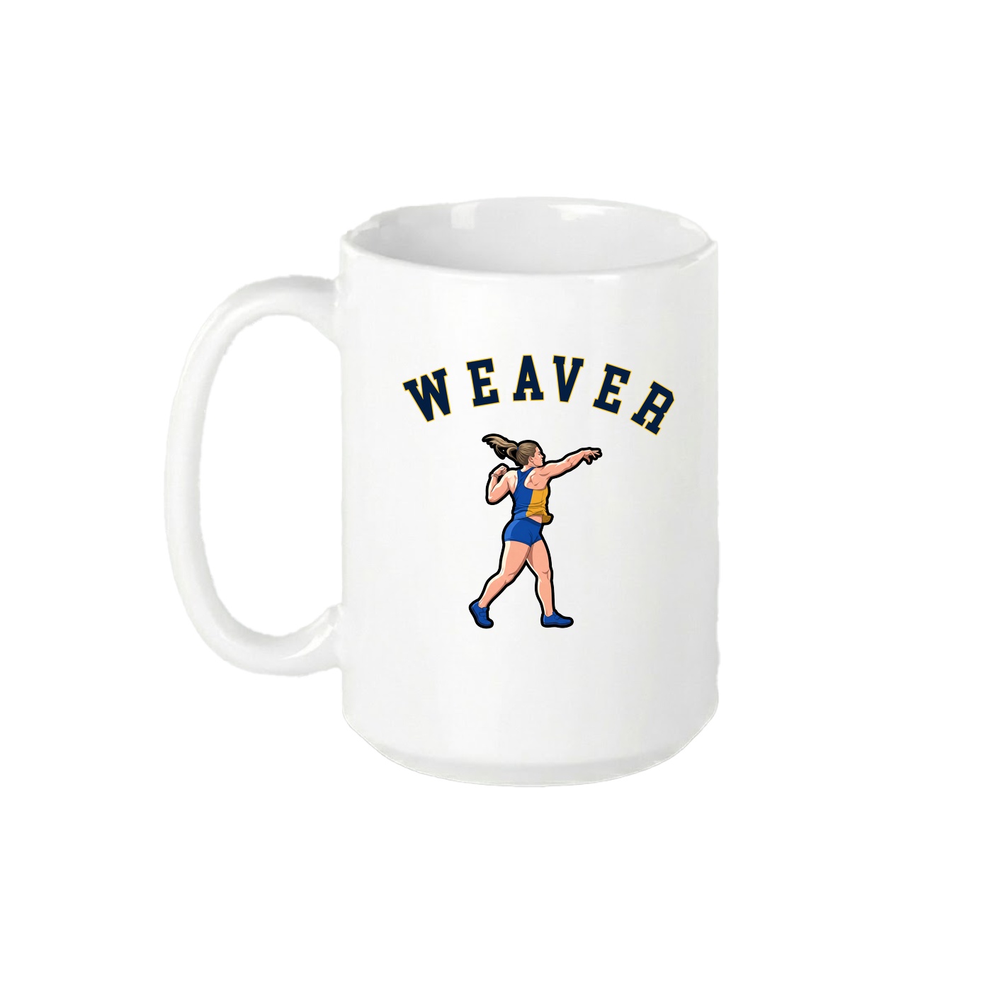 15oz Coffee Mug — Shirsey Arch in White