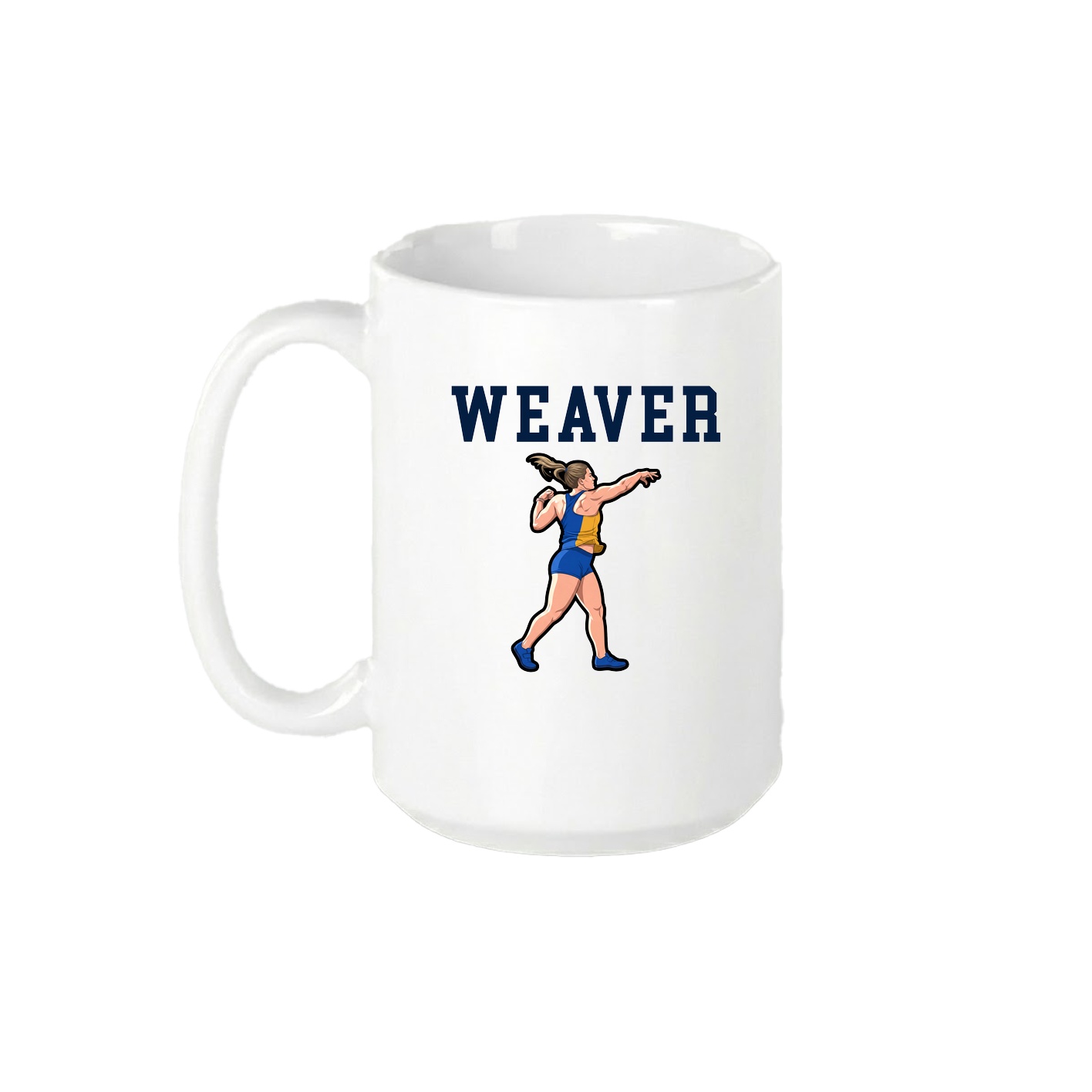15oz Coffee Mug — Shirsey in White