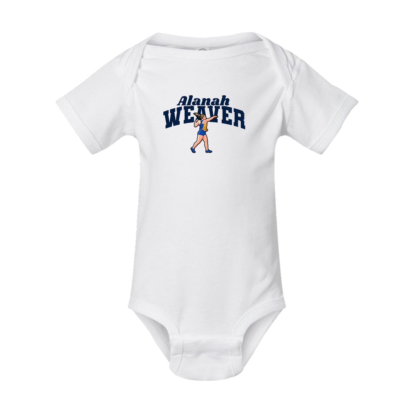 Baby Onesie — Signature Arch in White