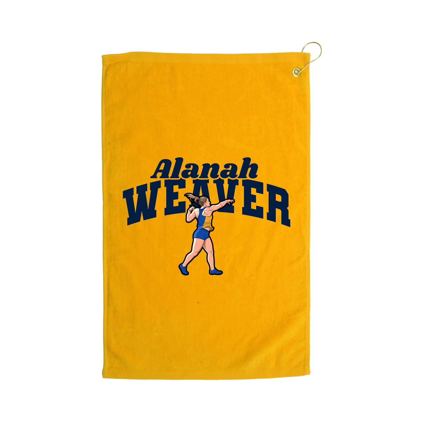 Golf Towel — Signature Arch in Gold
