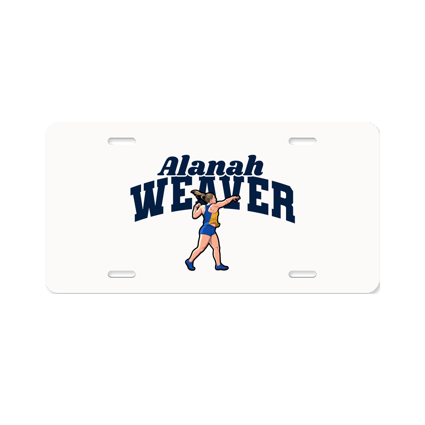 License Plate — Signature Arch in Classic