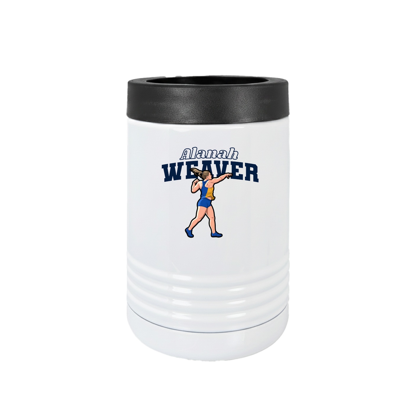Beverage Holder — Name Arch in White