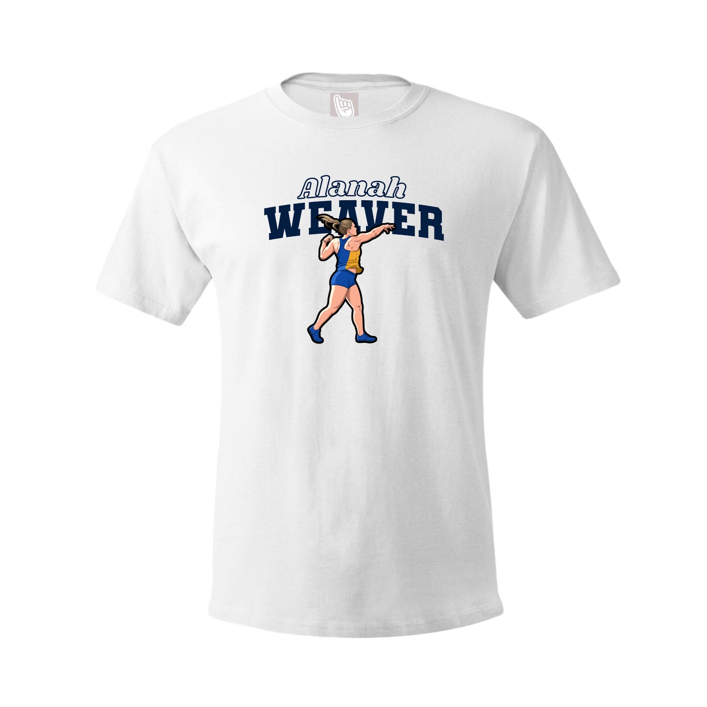 Tee — Name Arch in White