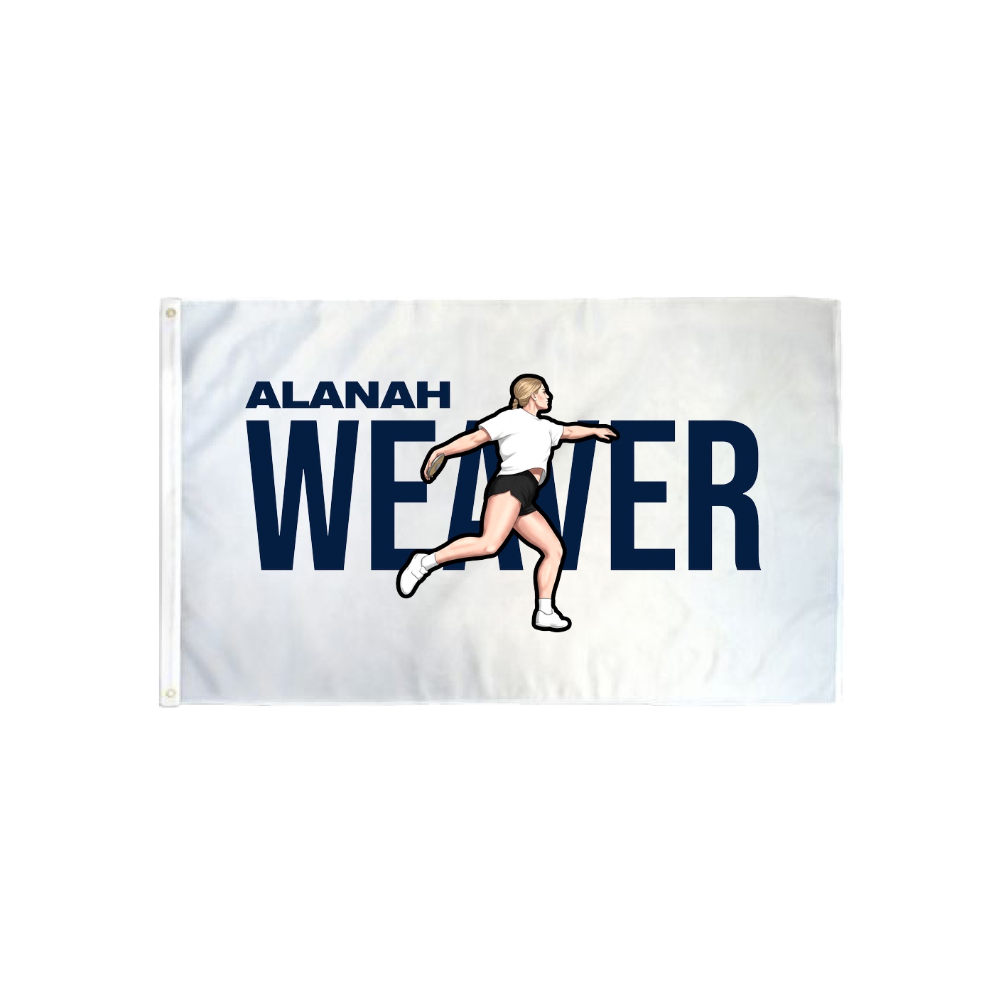 3x5 Flag — Player Name in Classic
