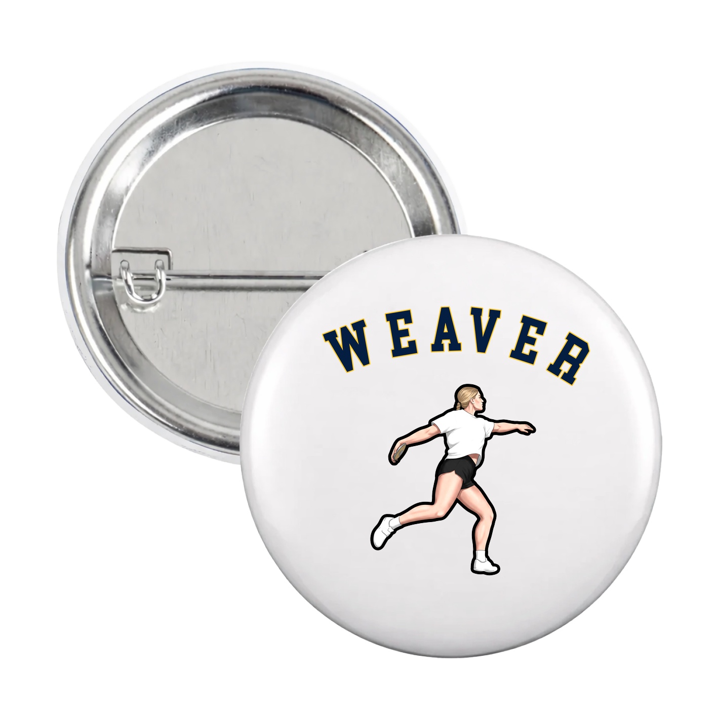 Game Day Button — Shirsey Arch in White