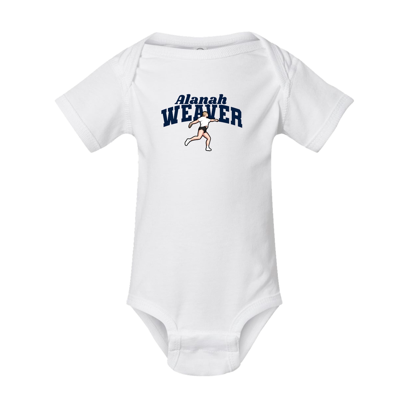 Baby Onesie — Signature Arch in White
