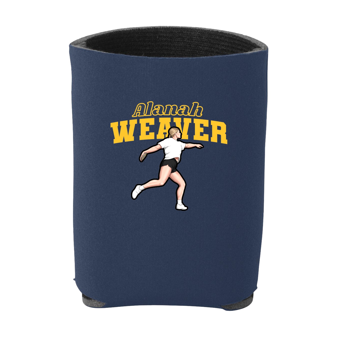 Can Holder — Name Arch in Navy