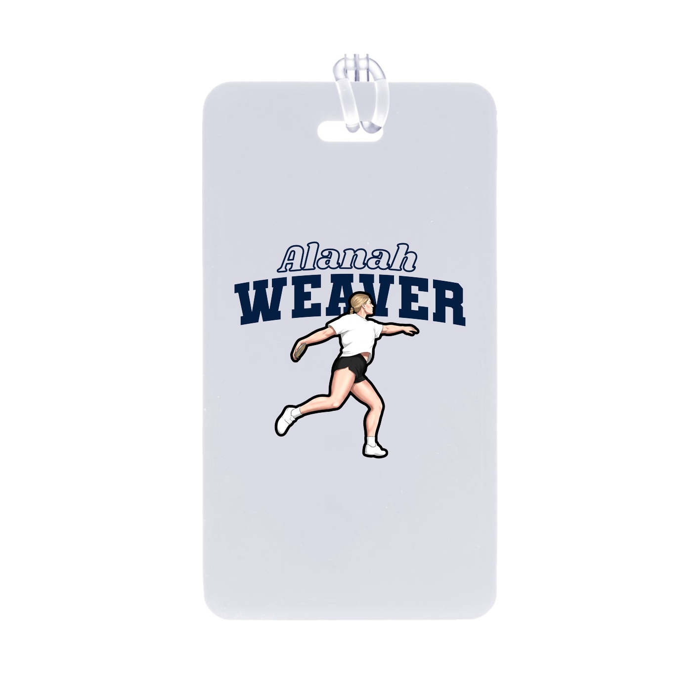 Bag Tag — Name Arch in Classic