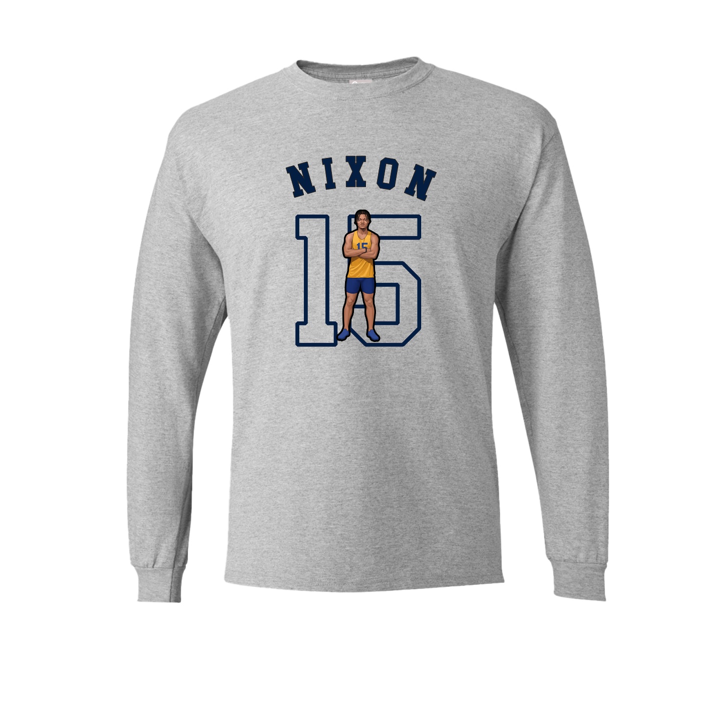 Long Sleeve Tee — Shirsey Arch in Grey