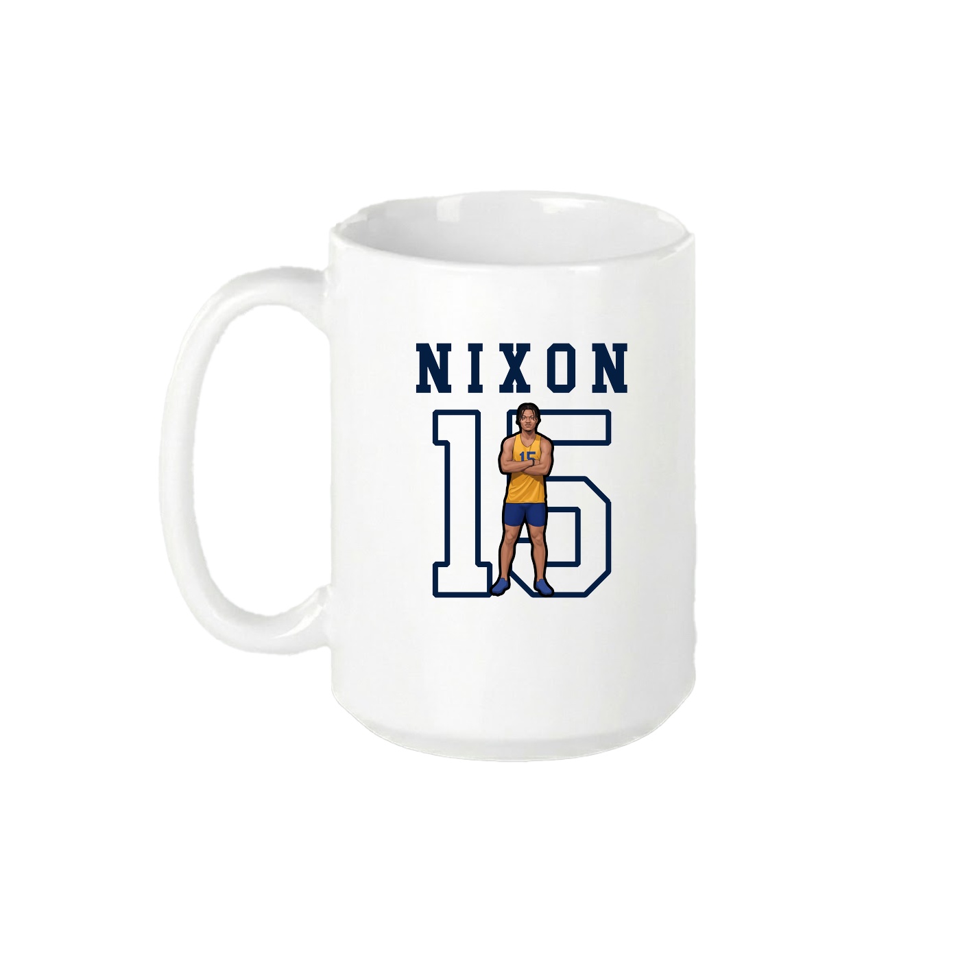 15oz Coffee Mug — Shirsey in White