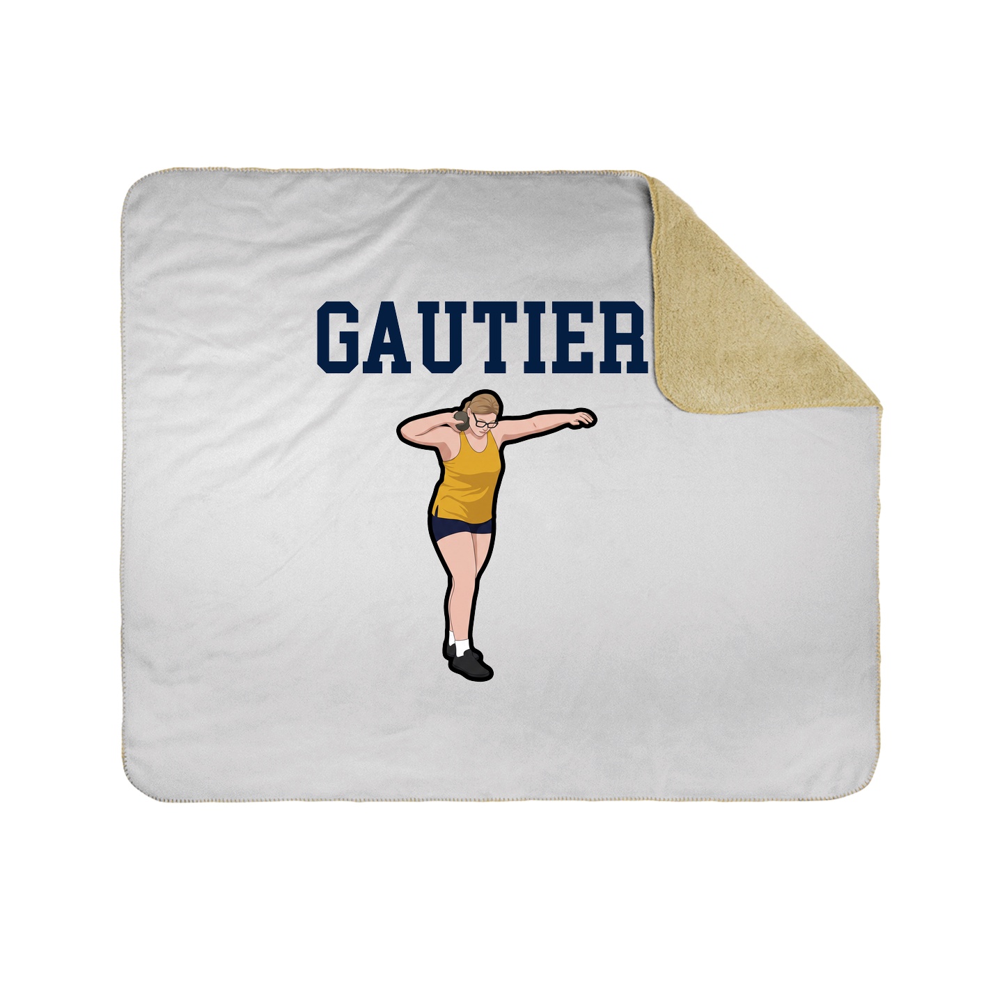 Throw Blanket — Shirsey in White