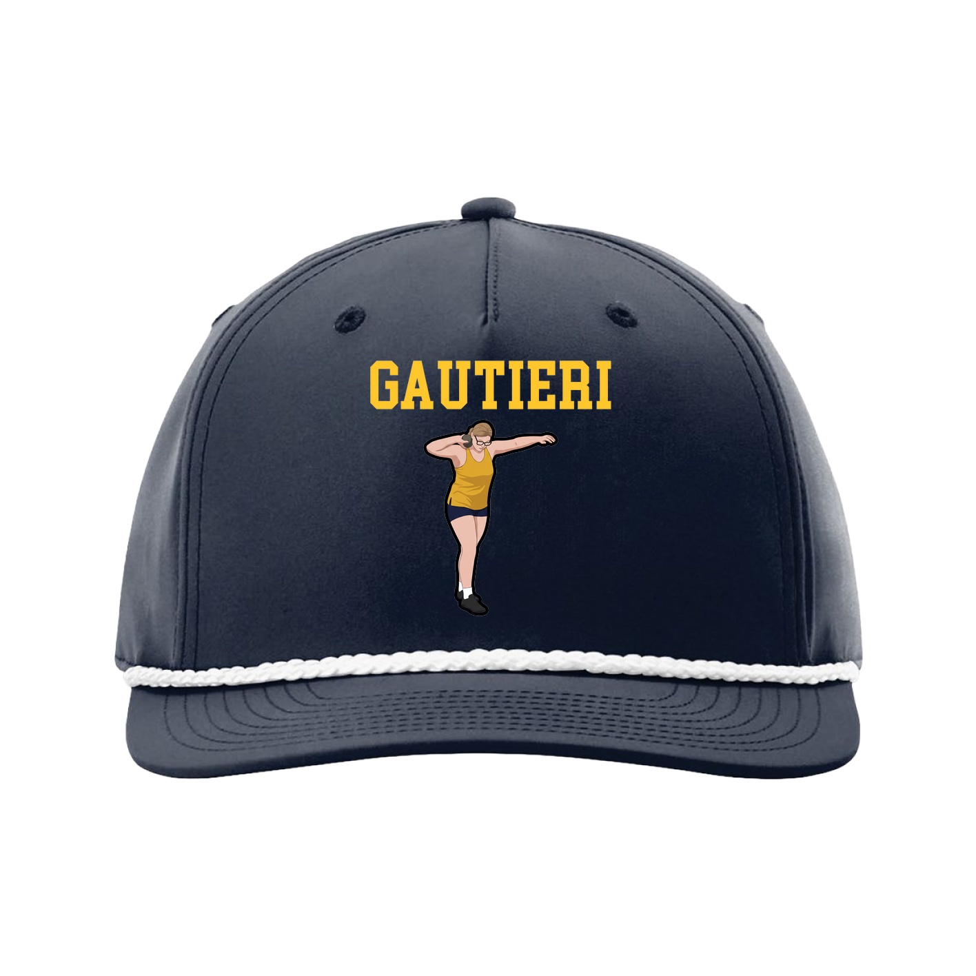 Five-Panel Classic Rope Cap — Shirsey in Navy