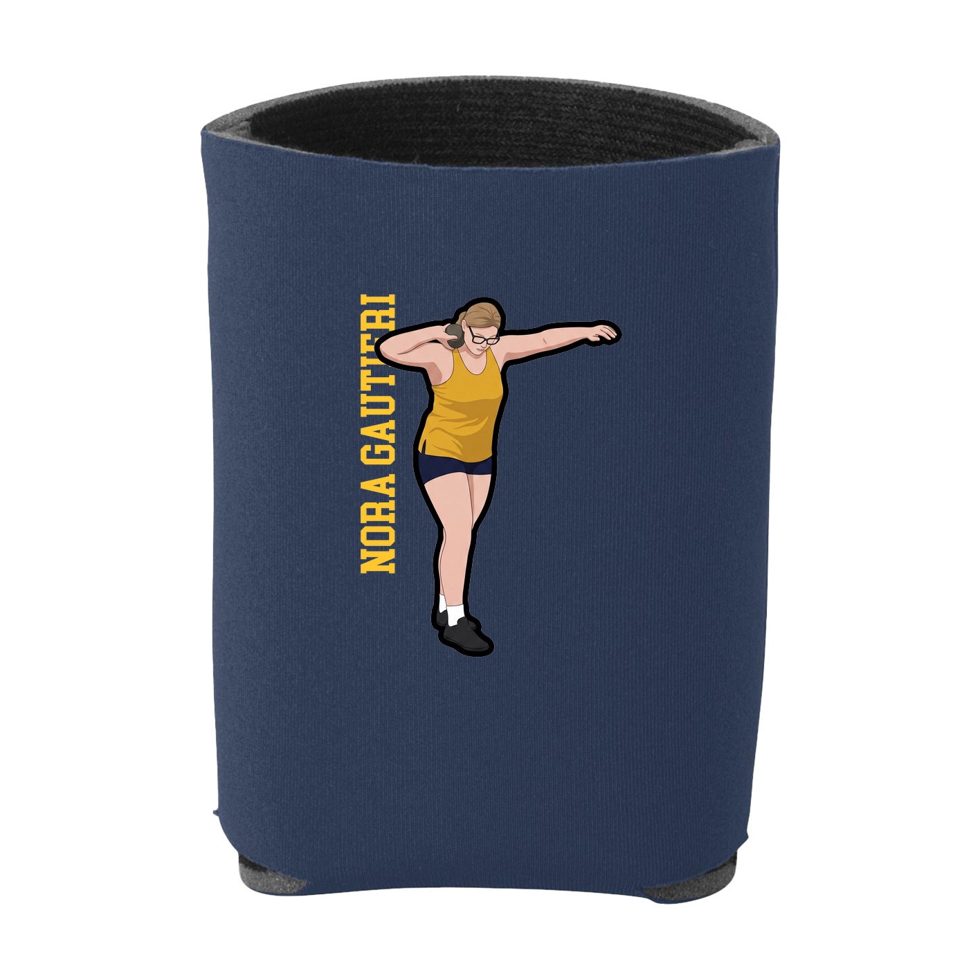 Can Holder — Name Vertical in Navy
