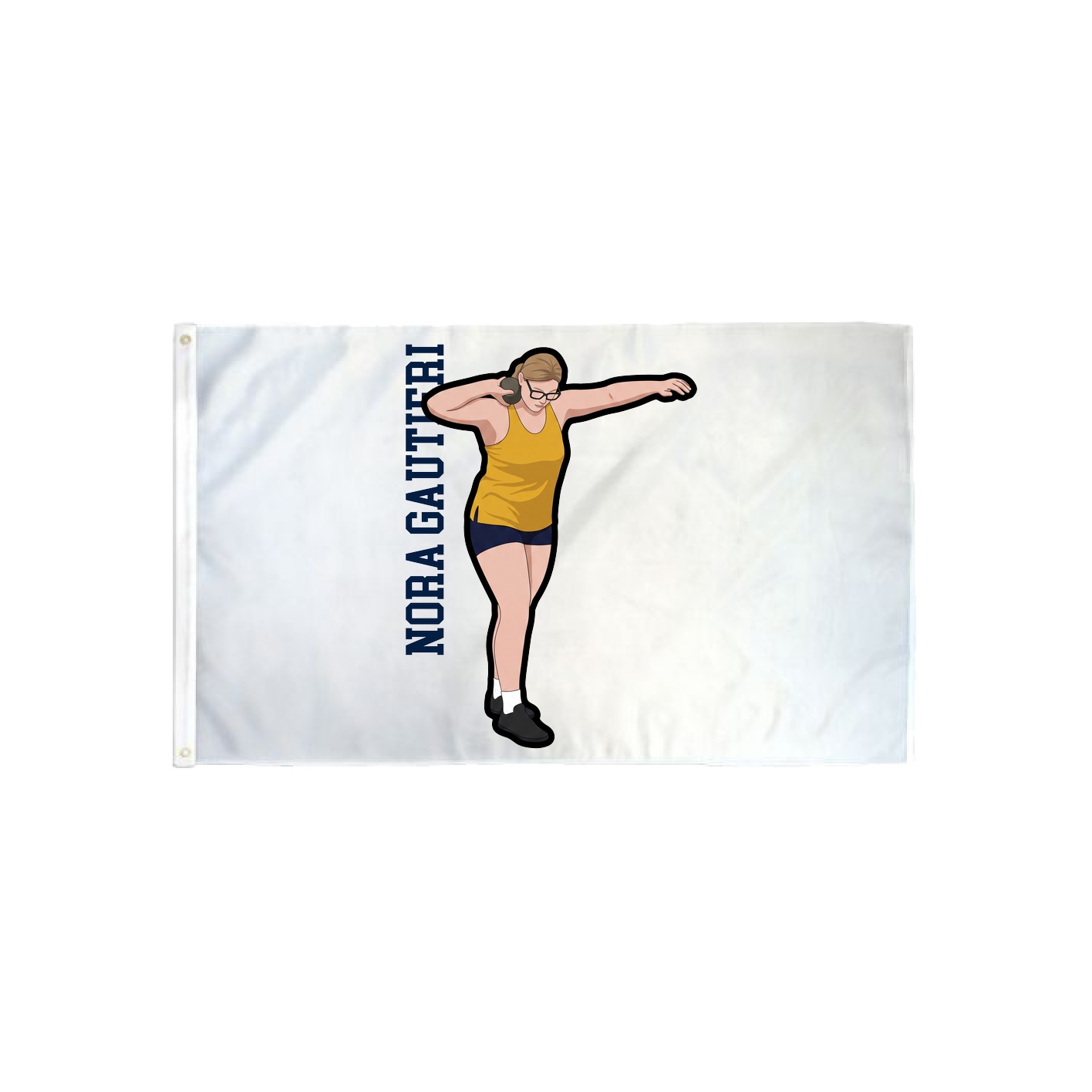 3x5 Flag — Name Vertical in Classic