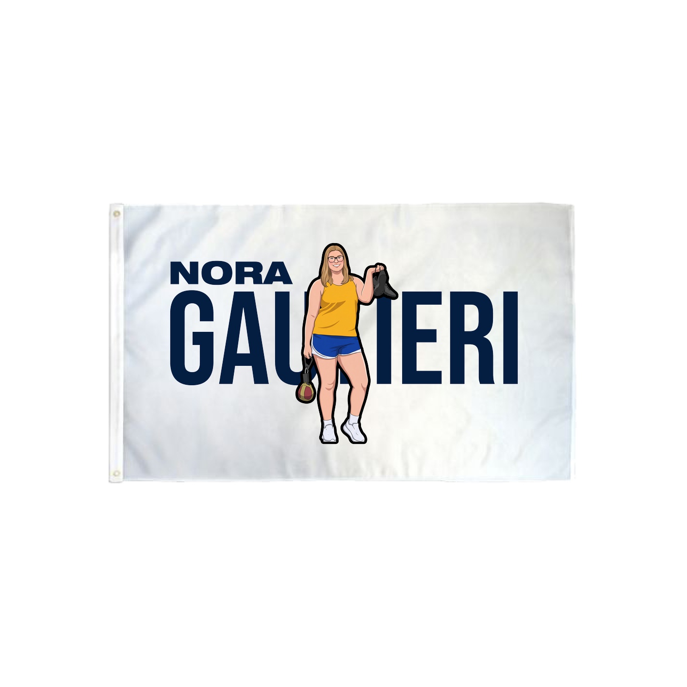 3x5 Flag — Player Name in Classic