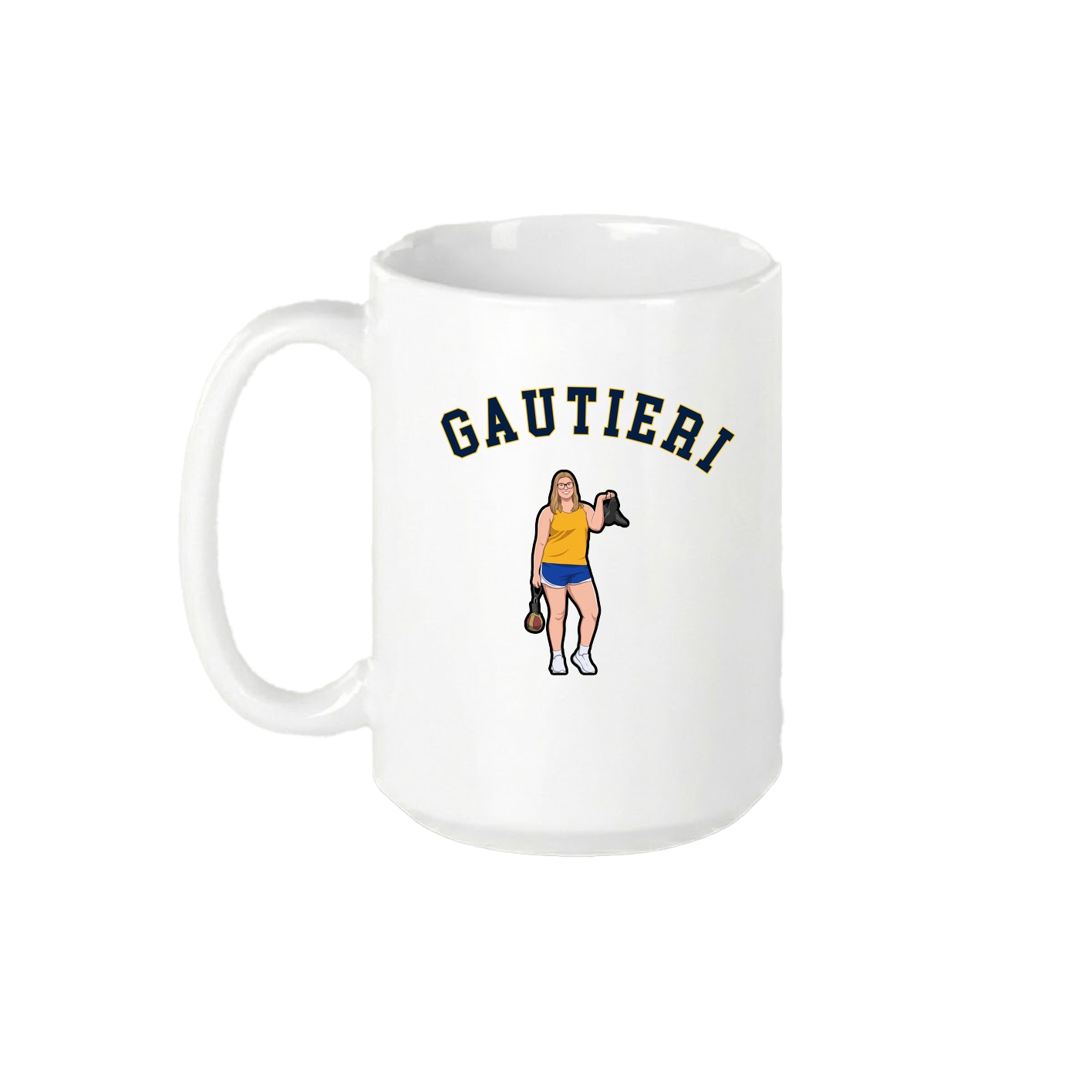 15oz Coffee Mug — Shirsey Arch in White