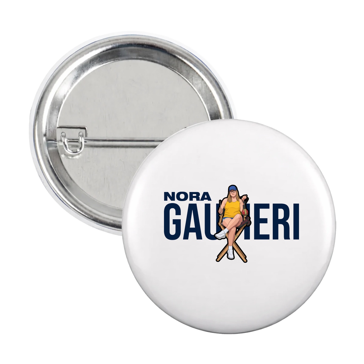 Game Day Button — Player Name in White