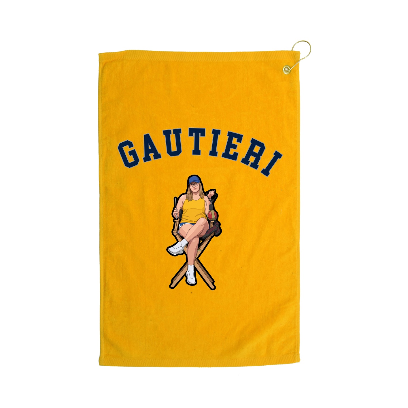 Golf Towel — Shirsey Arch in Gold