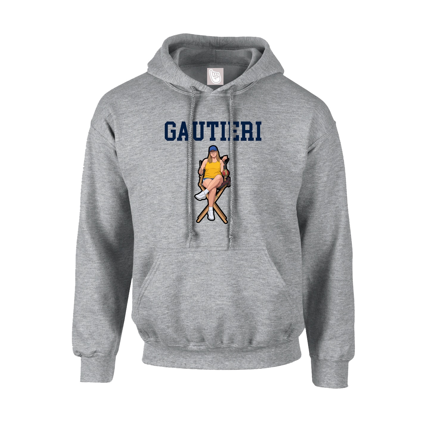 Hoodie — Shirsey in Grey