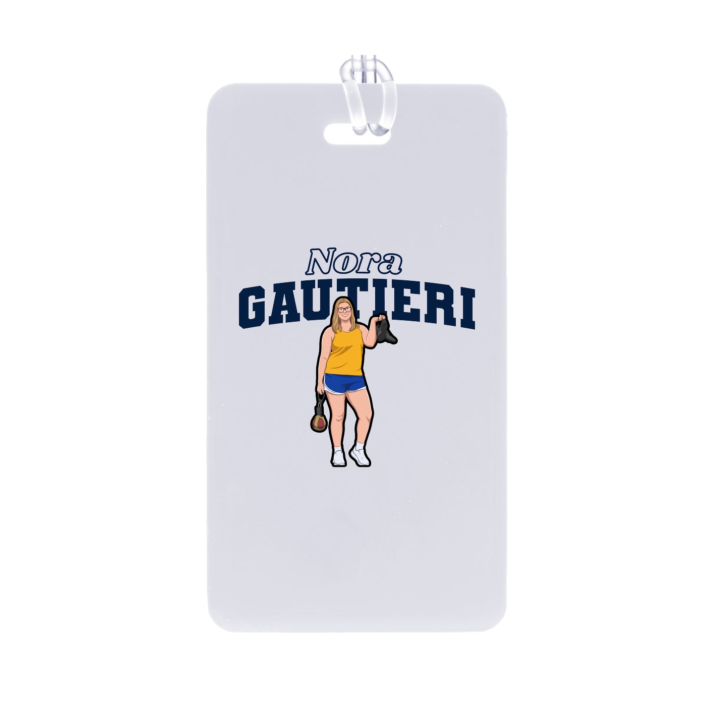 Bag Tag — Name Arch in Classic
