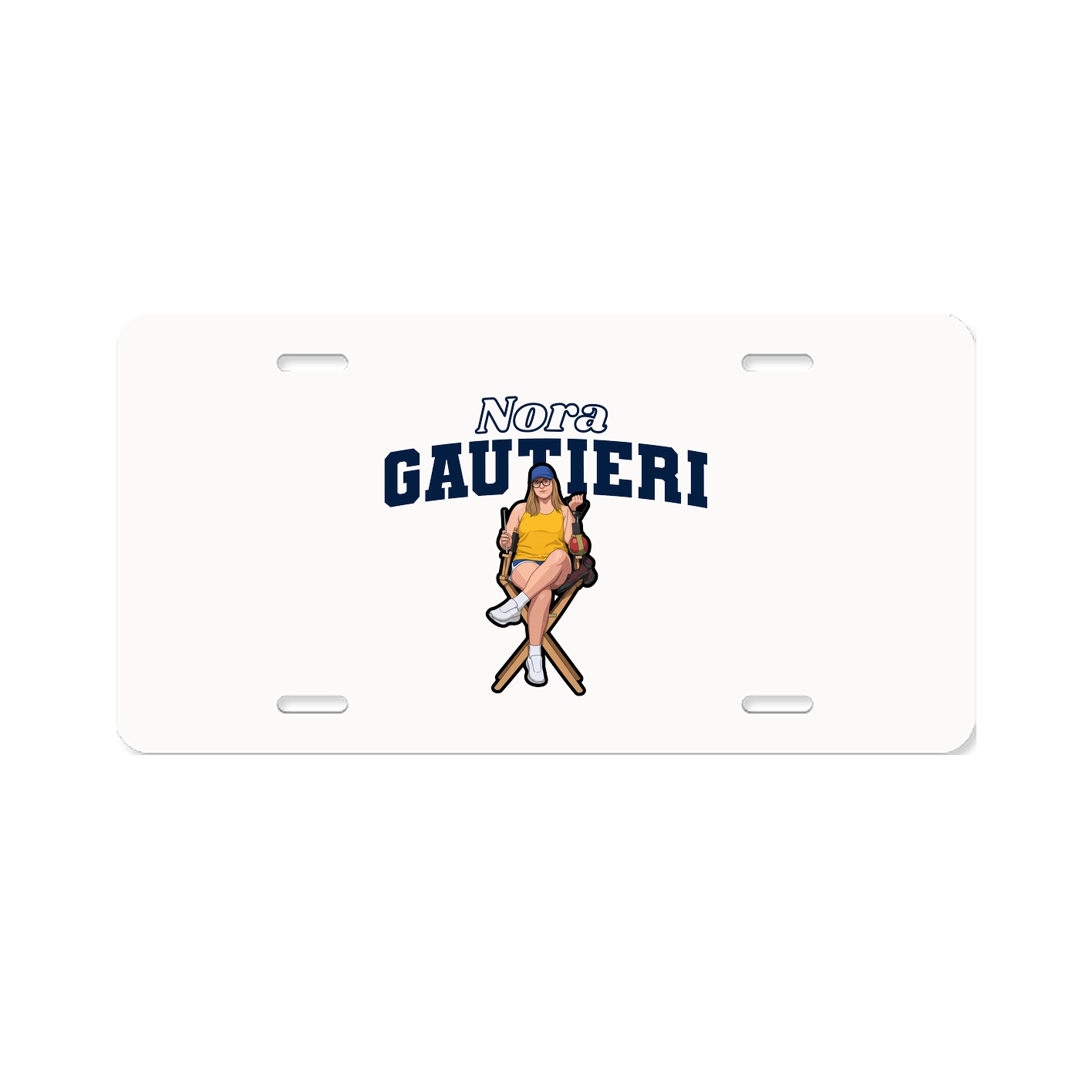 License Plate — Name Arch in Classic