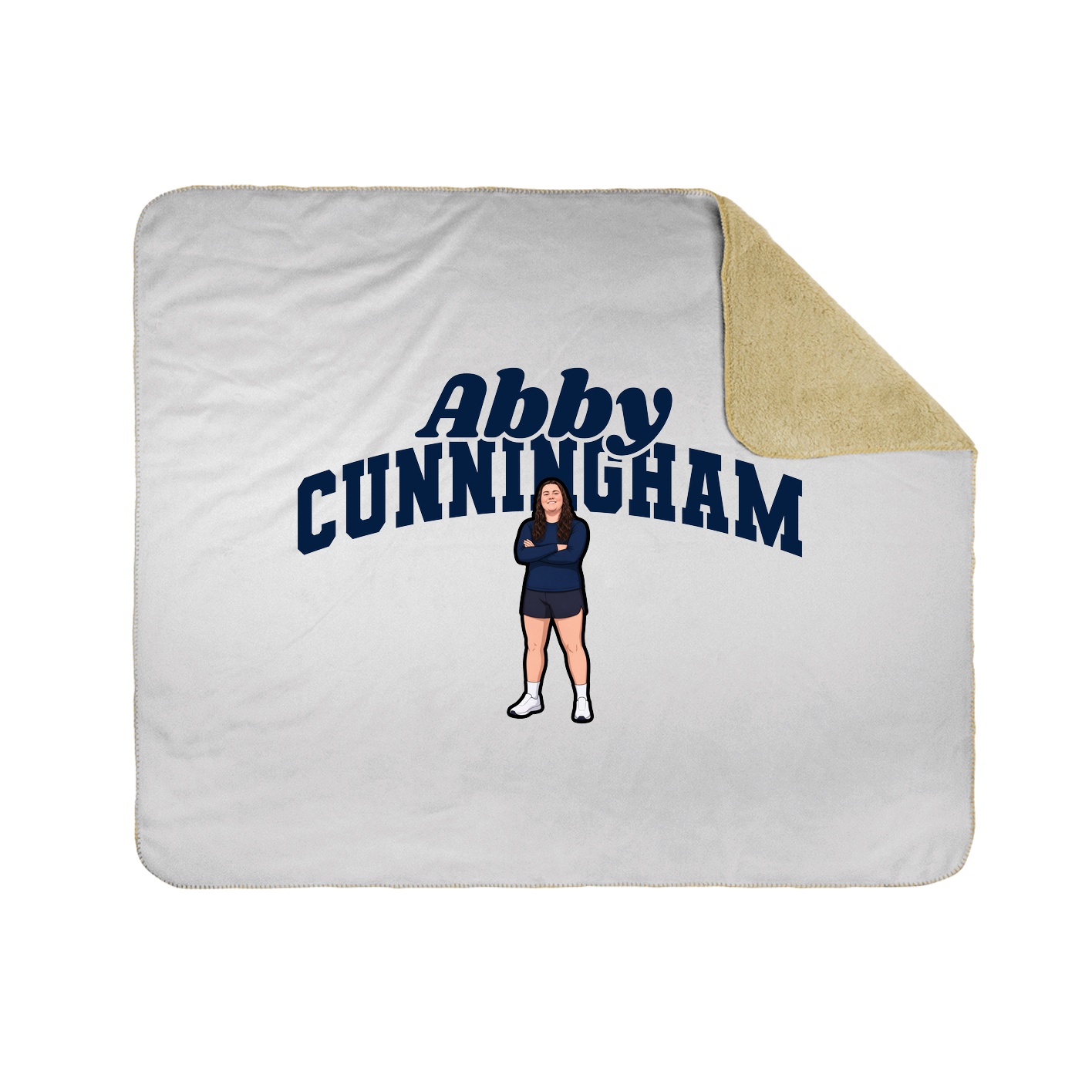 Throw Blanket — Signature Arch in White