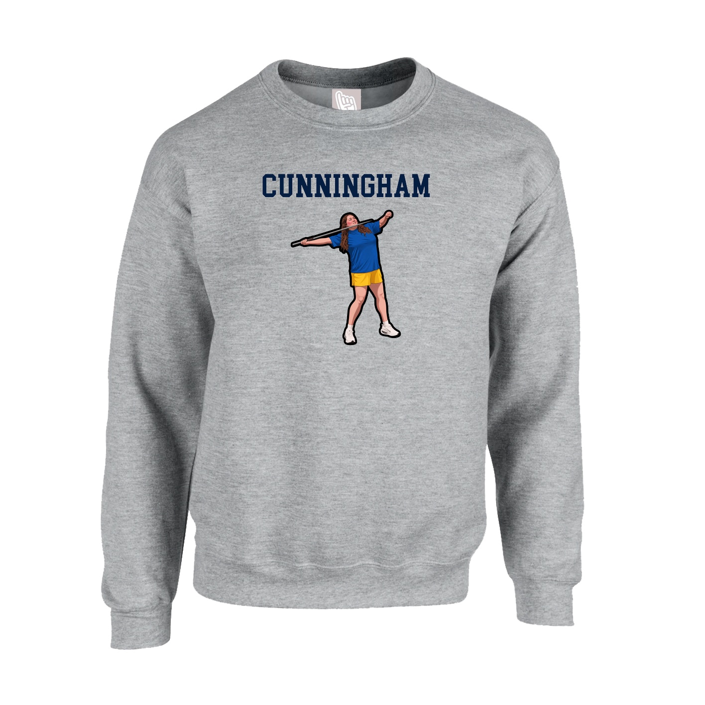 Fleece Crew — Shirsey in Grey