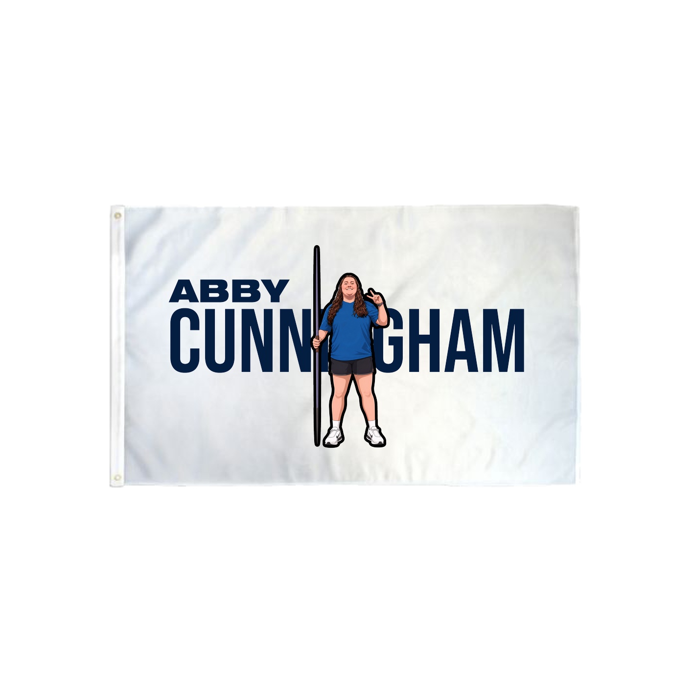 3x5 Flag — Player Name in Classic