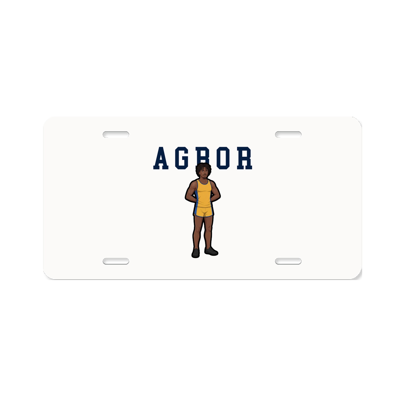 License Plate — Shirsey in Classic