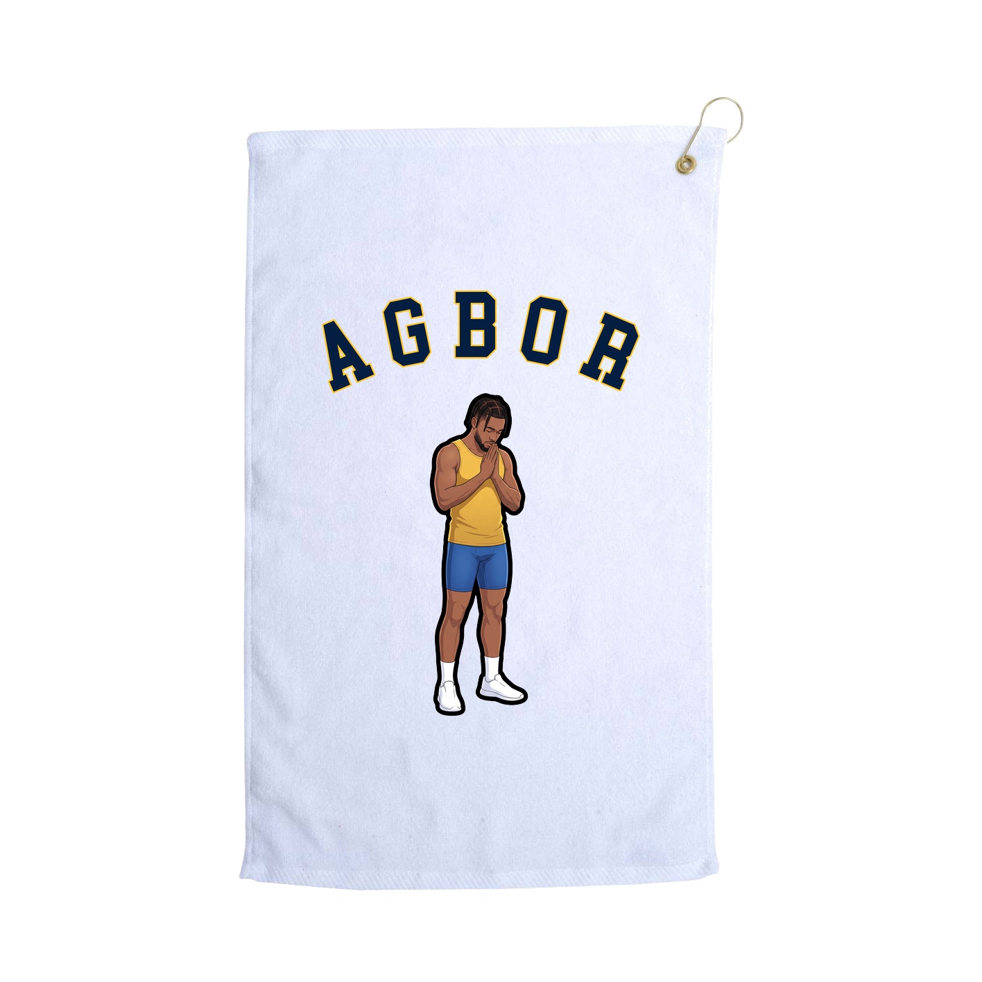 Golf Towel — Shirsey Arch in White
