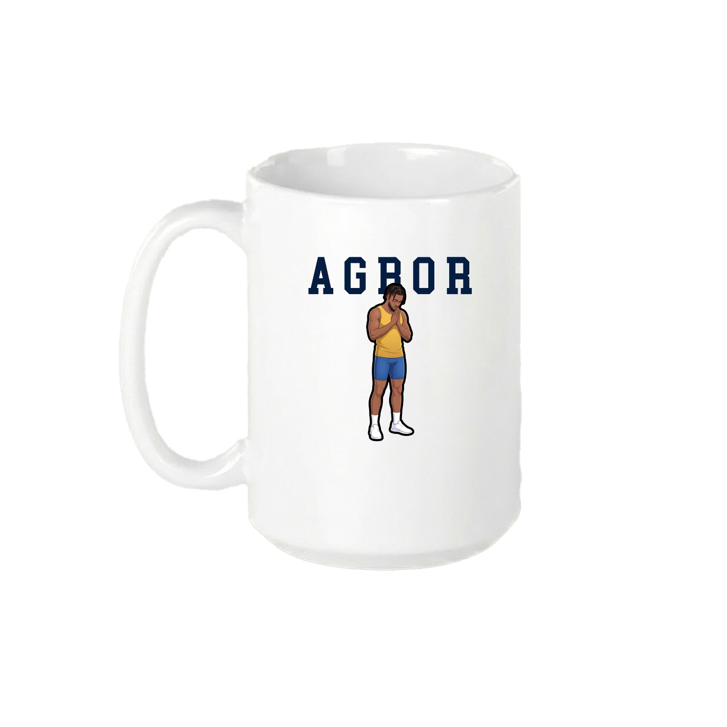 15oz Coffee Mug — Shirsey in White