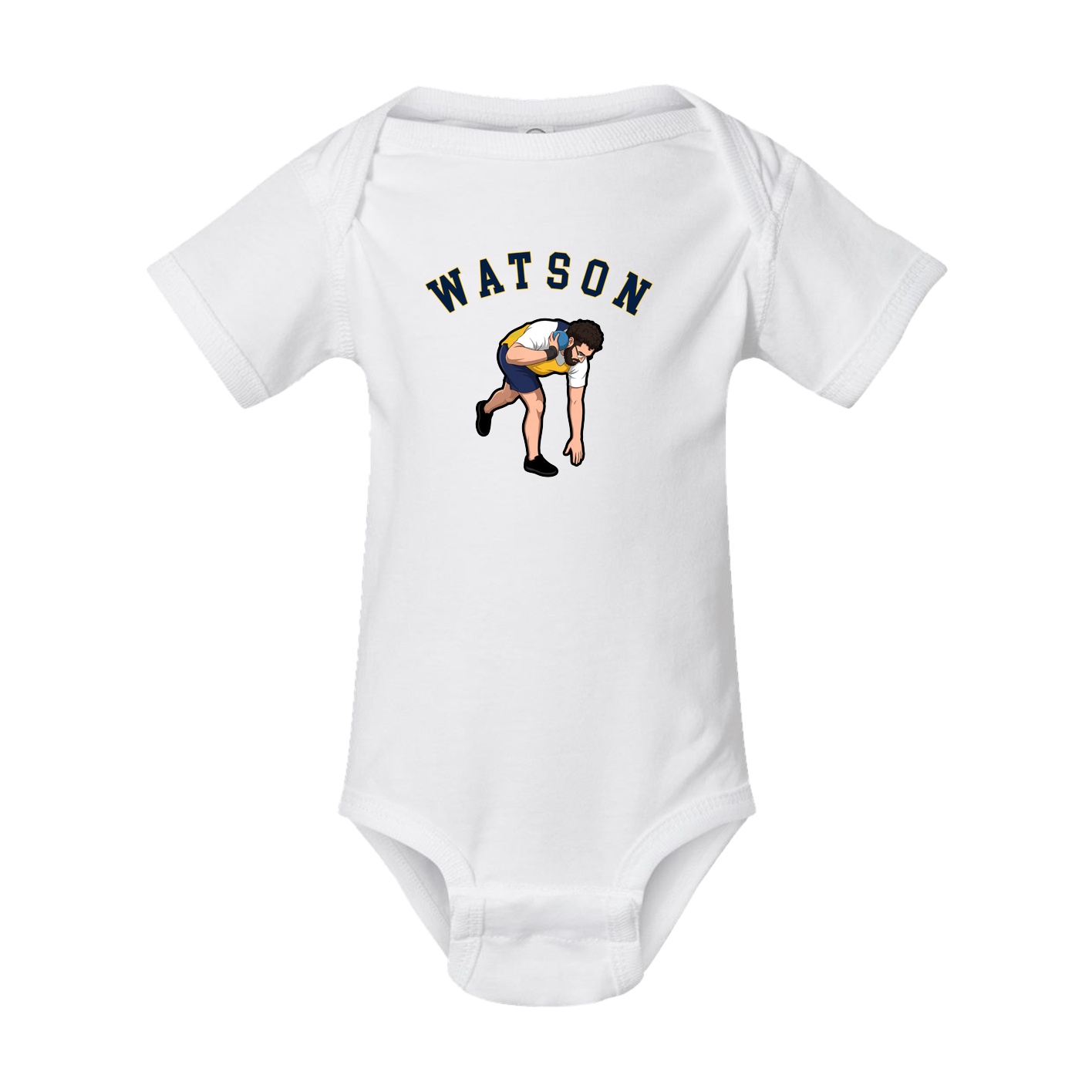 Baby Onesie — Shirsey Arch in White
