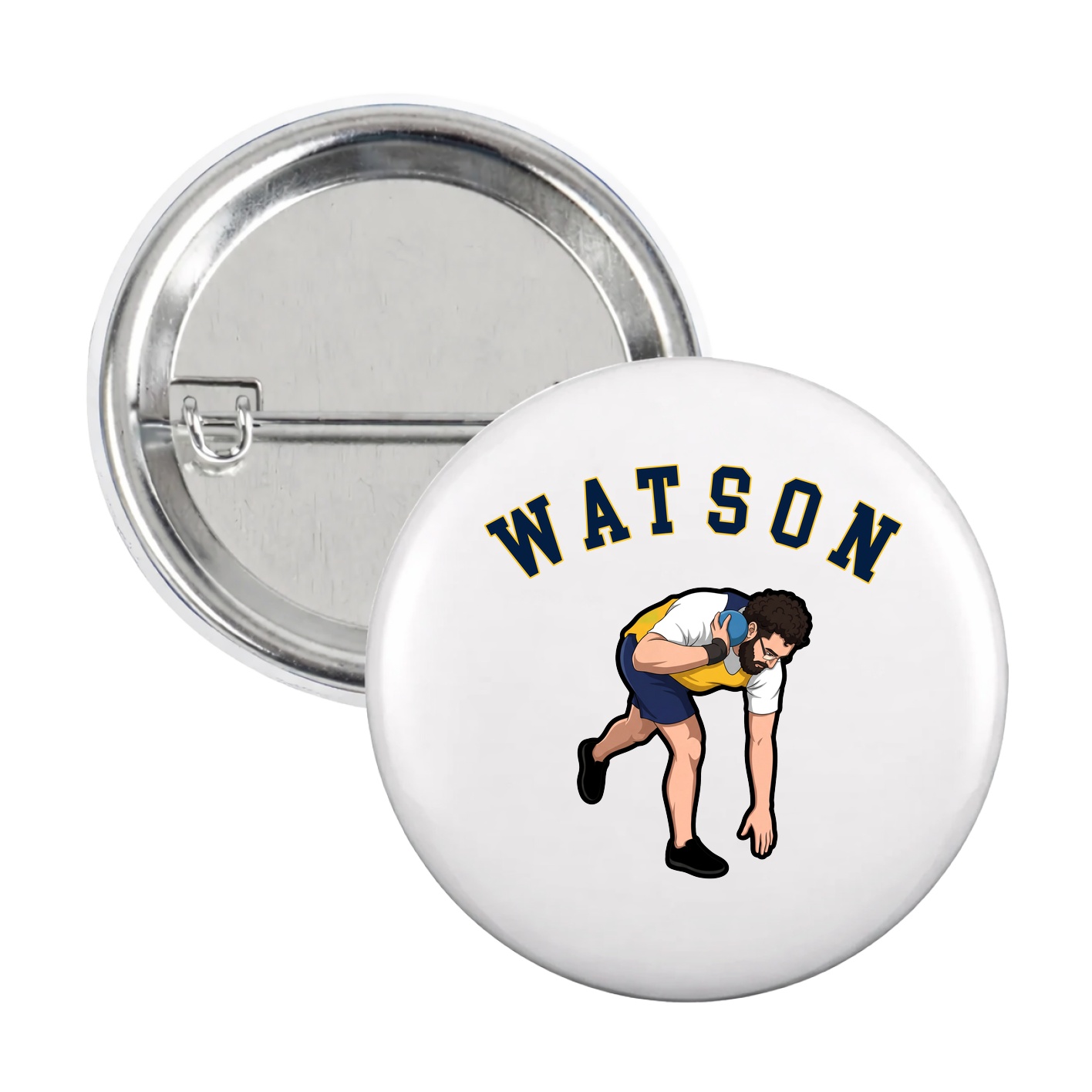 Game Day Button — Shirsey Arch in White