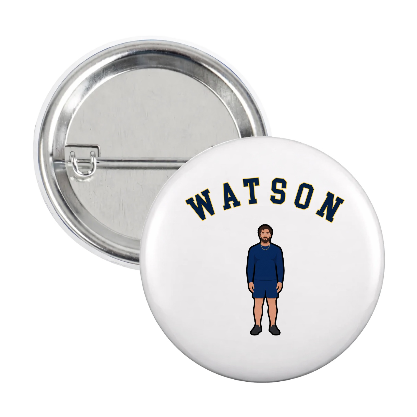 Game Day Button — Shirsey Arch in White