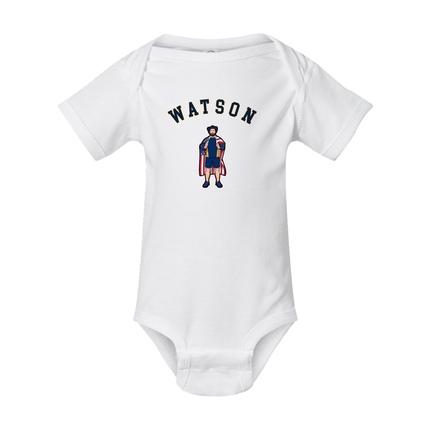 Baby Onesie — Shirsey Arch in White