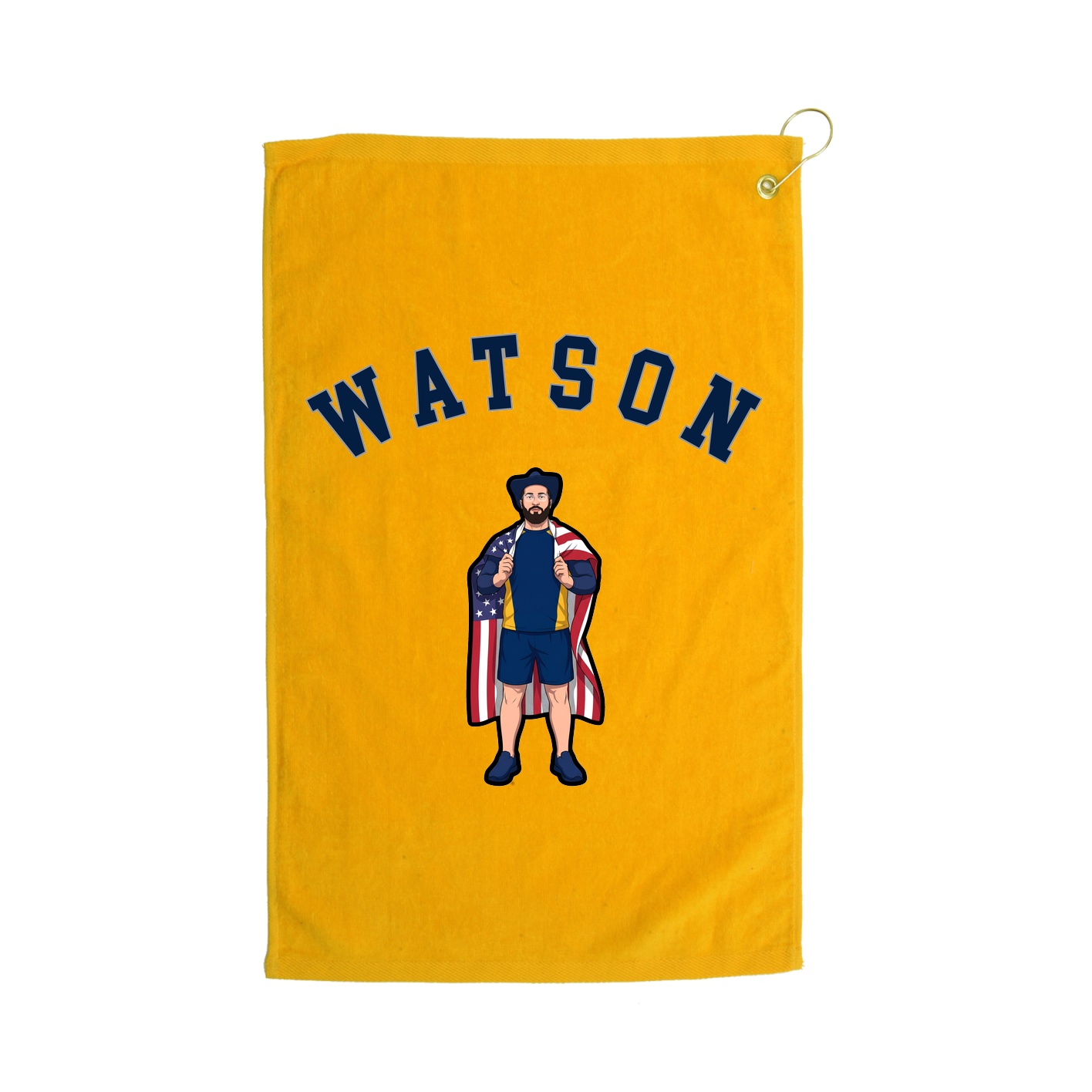 Golf Towel — Shirsey Arch in Gold