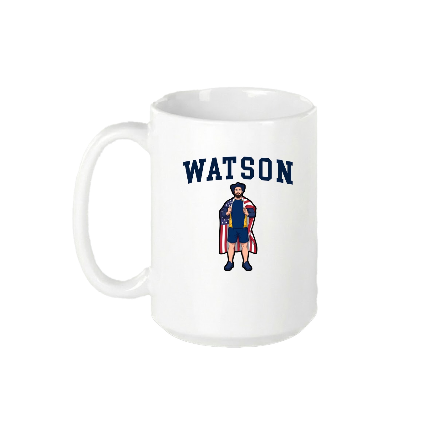 15oz Coffee Mug — Shirsey in White