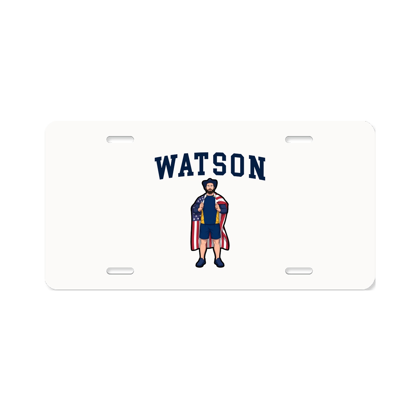 License Plate — Shirsey in Classic