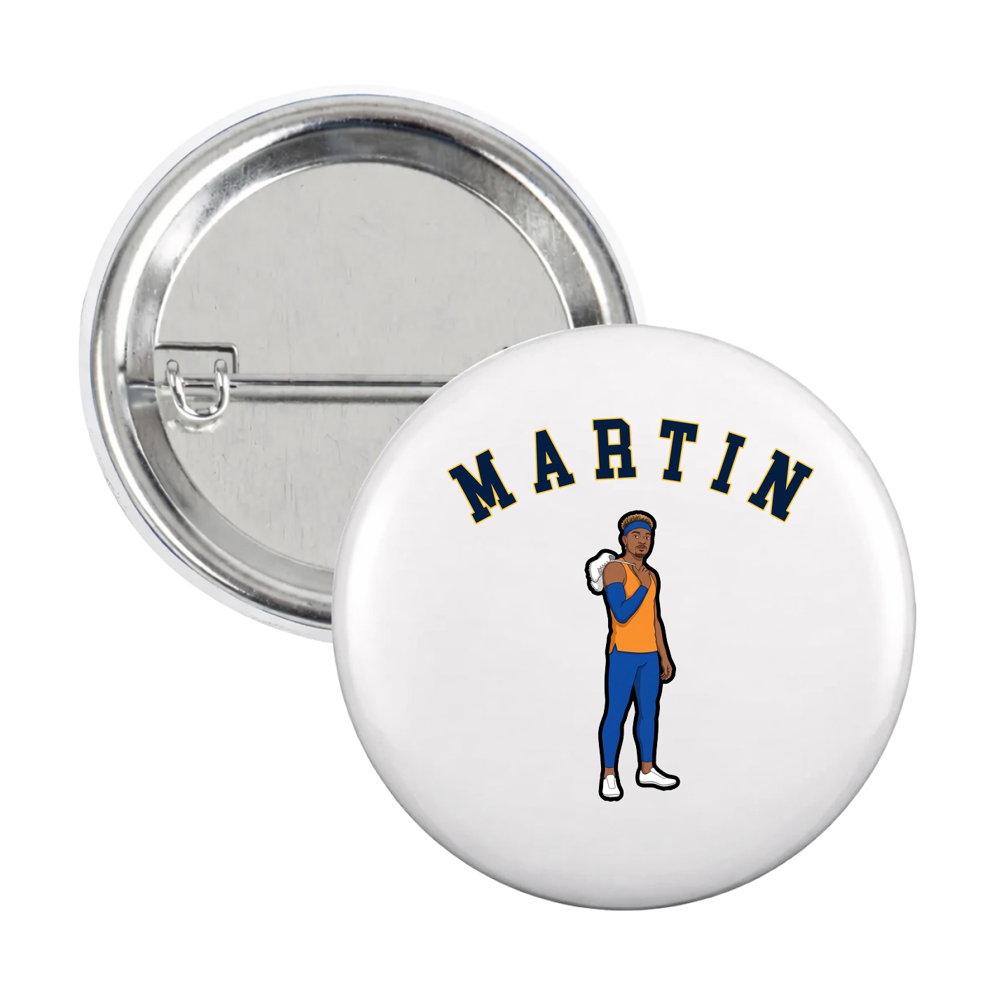 Game Day Button — Shirsey Arch in White