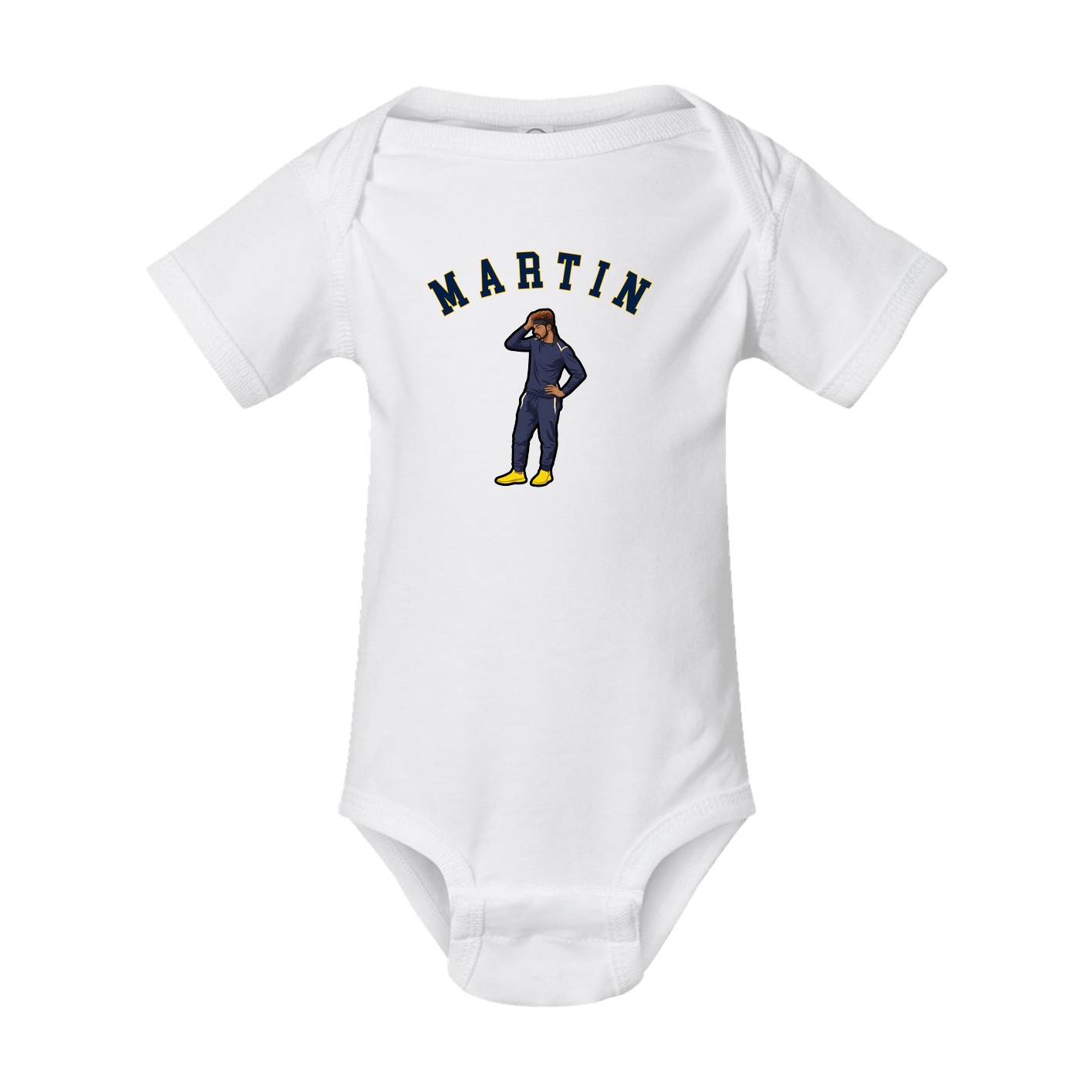 Baby Onesie — Shirsey Arch in White