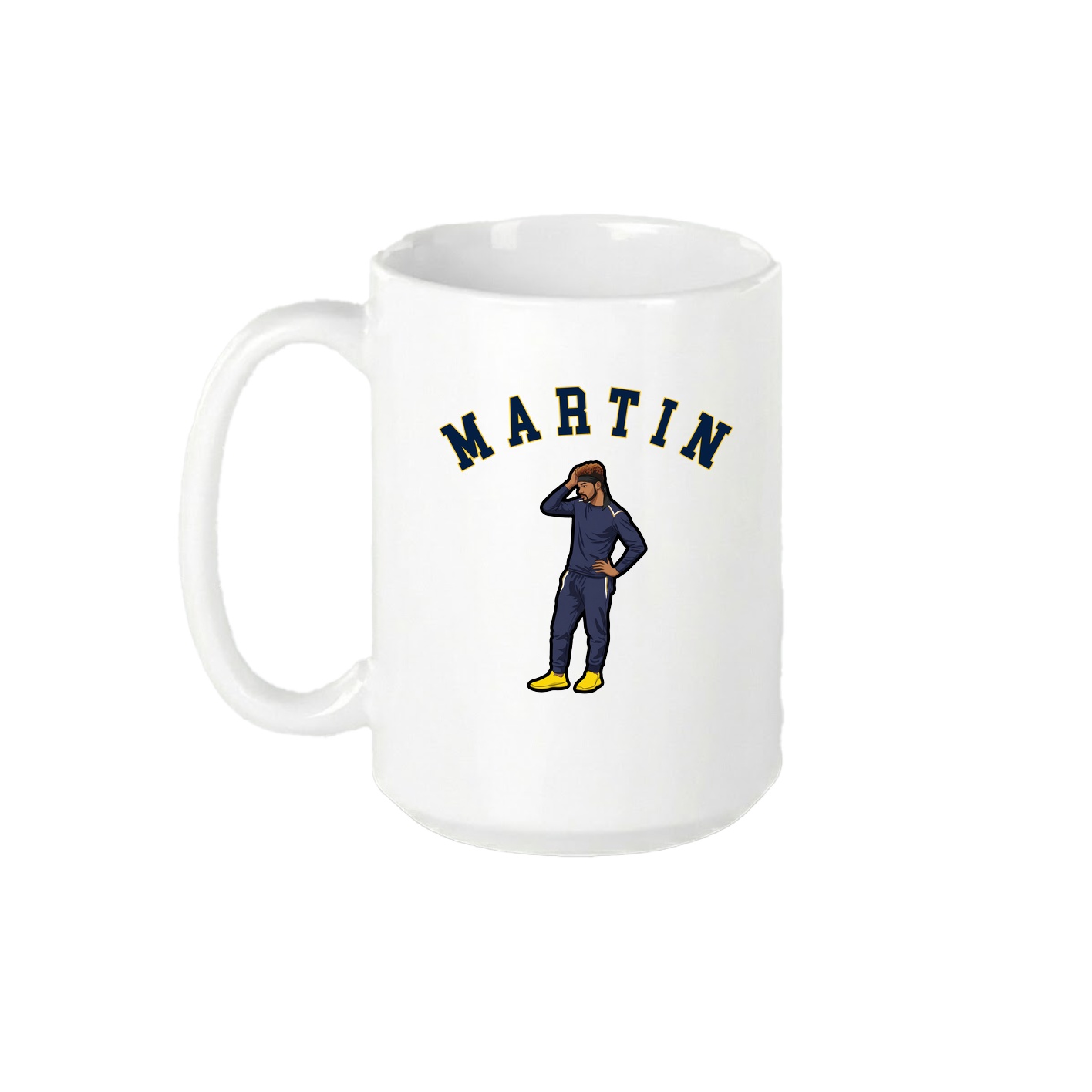 15oz Coffee Mug — Shirsey Arch in White