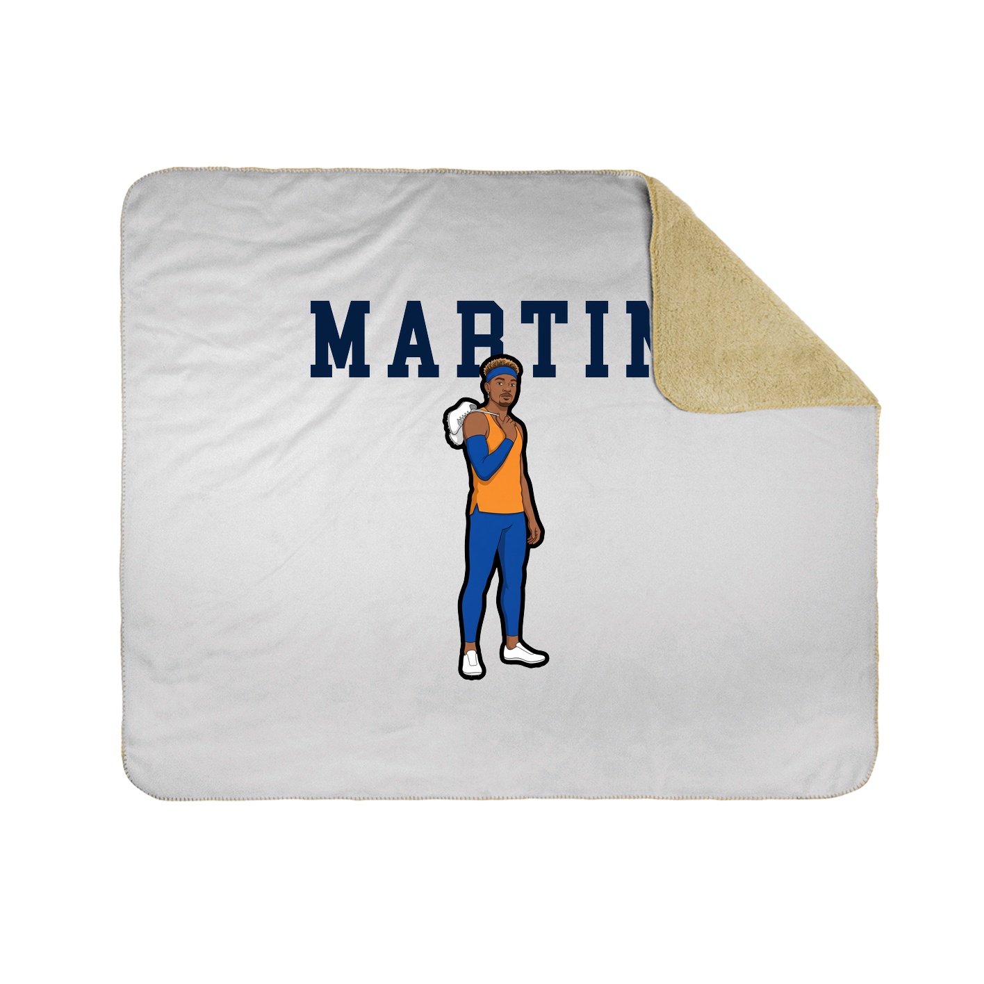 Throw Blanket — Shirsey in White