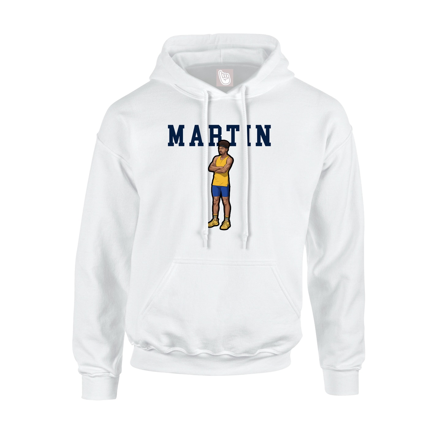 Hoodie — Shirsey in White
