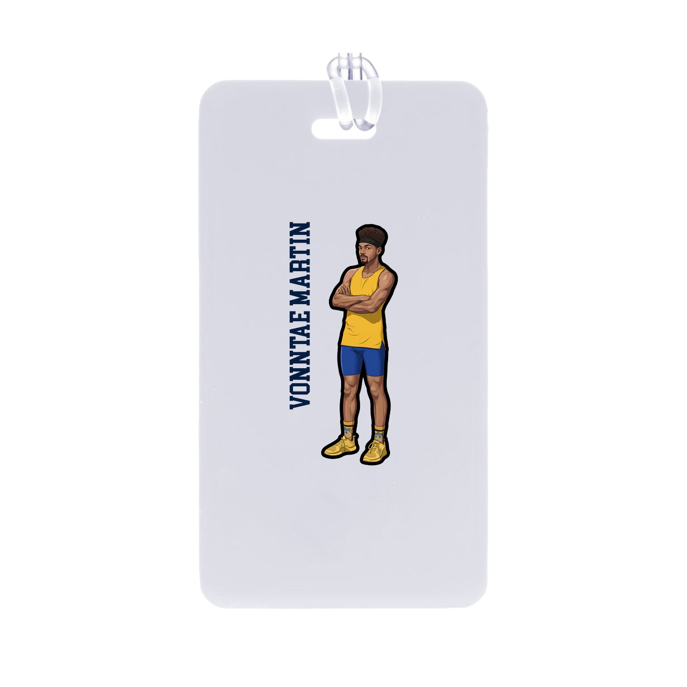 Bag Tag — Name Vertical in Classic